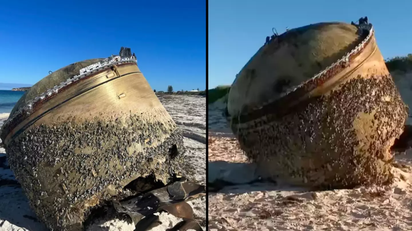 Mysterious cylinder washed up on Australian beach has finally been identified