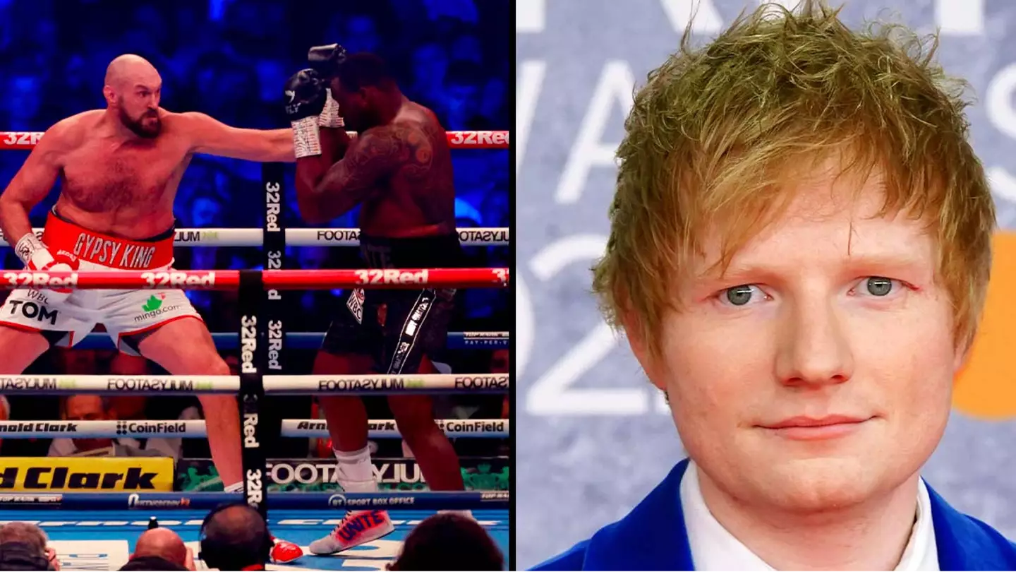 Tyson Fury Says Ed Sheeran Was P*ssed Off After Record-Breaking Dillian Whyte KO