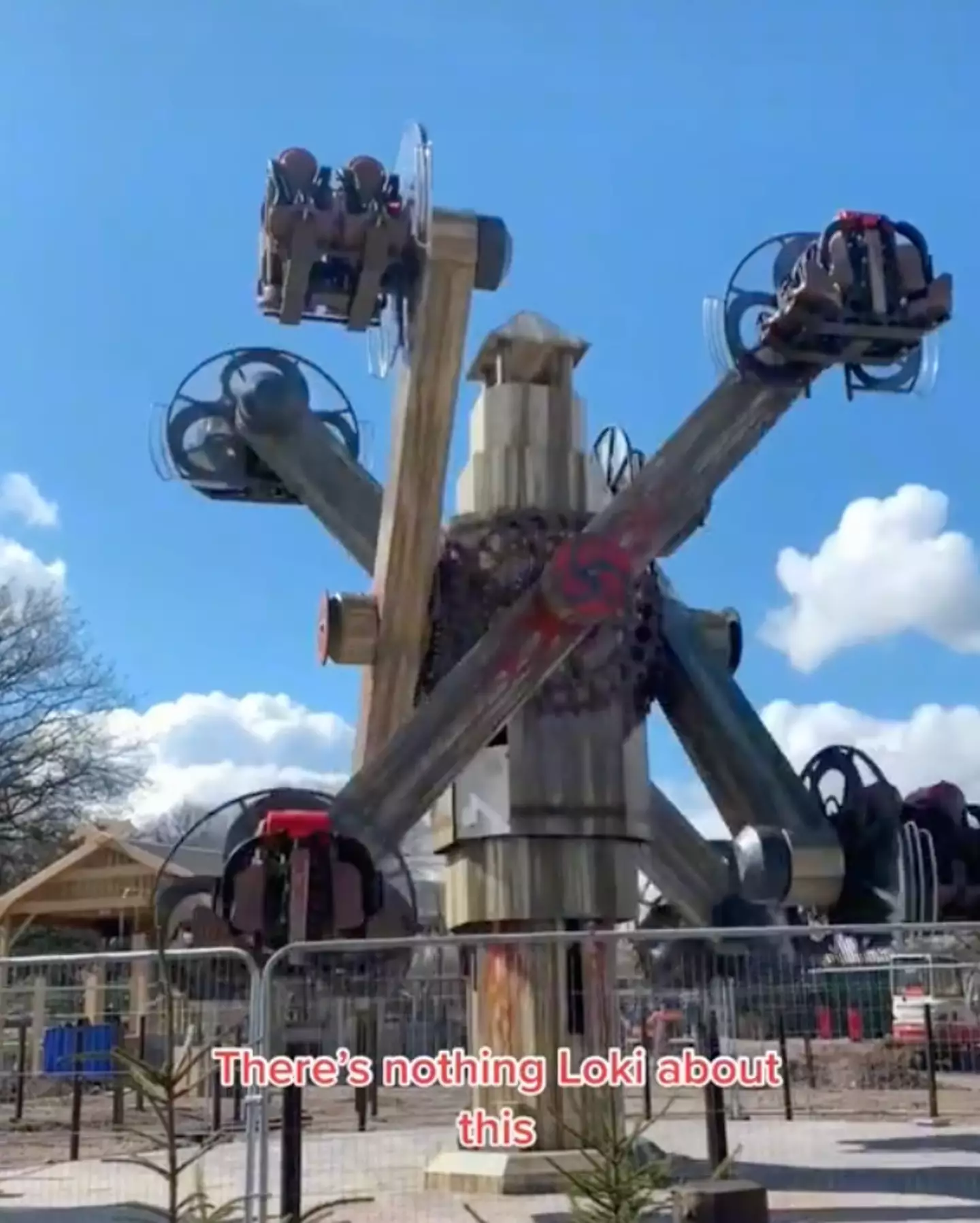 Fans were left baffled by the ride.