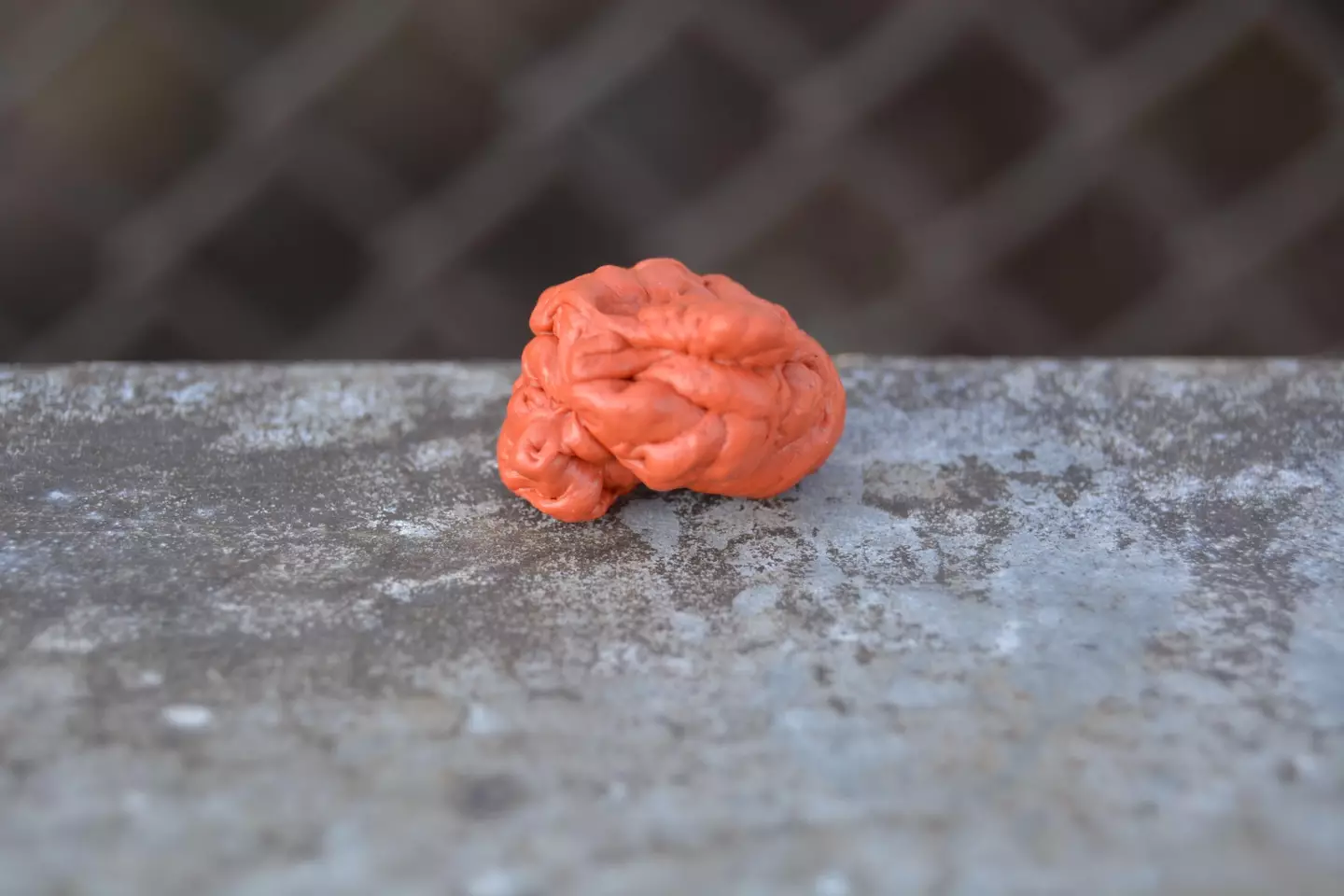 A young boy swallowed chewing gum.