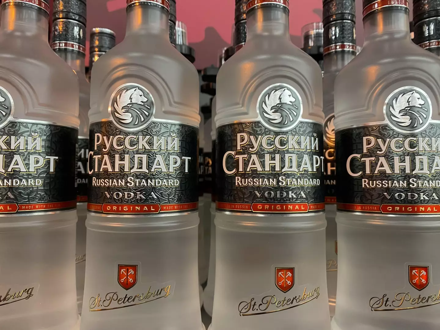 Russian Standard vodka has been removed from many supermarkets in the UK.