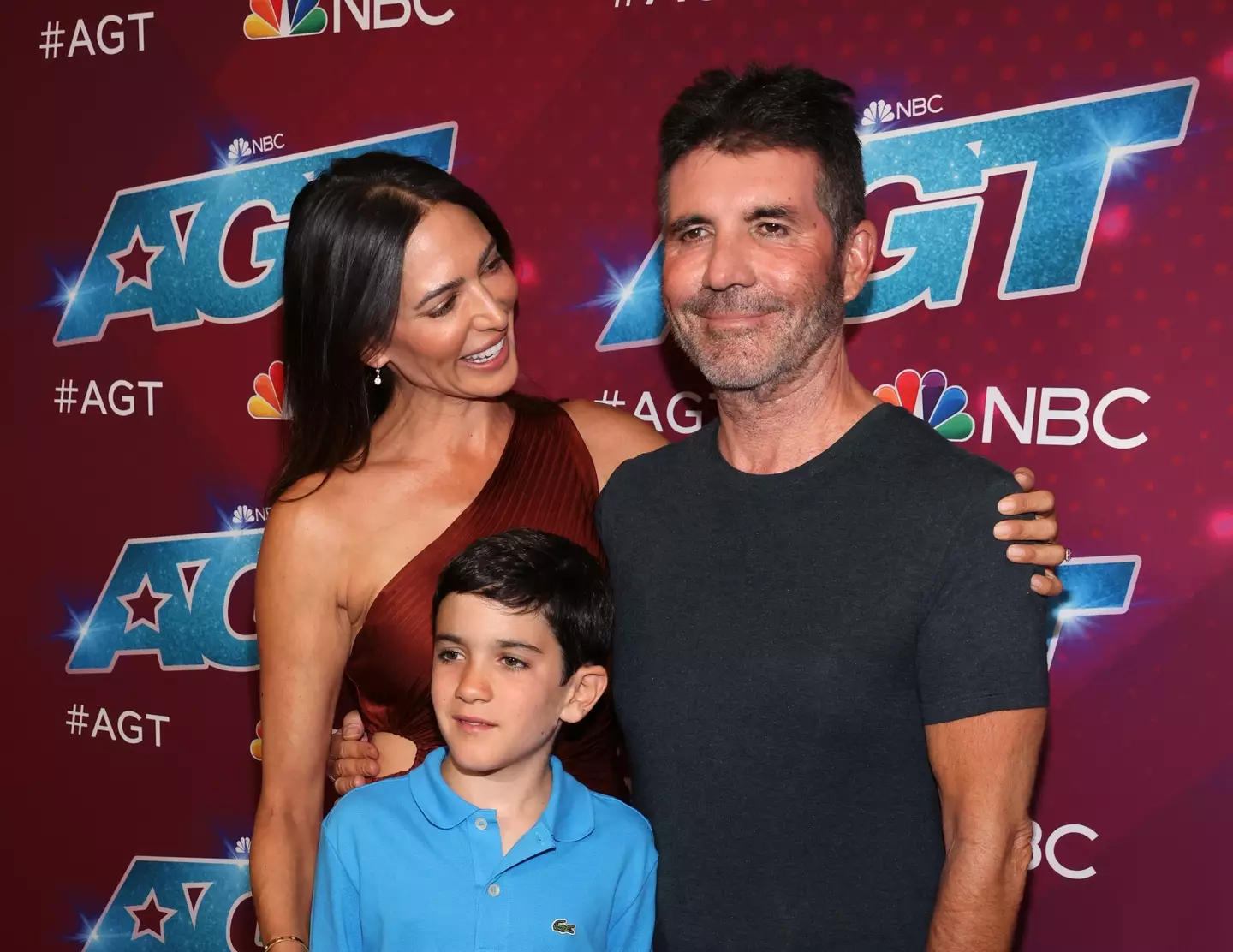 Simon shares nine-year-old Eric with fiancée Lauren Silverman.