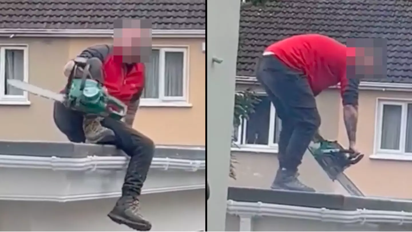 Furious builder gets revenge with chainsaw after ‘not being paid’ for his work