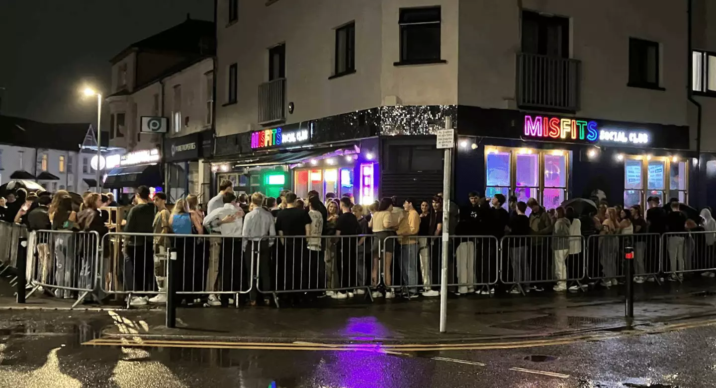 The initiations allegedly took place at Misfits social club (Google Maps)
