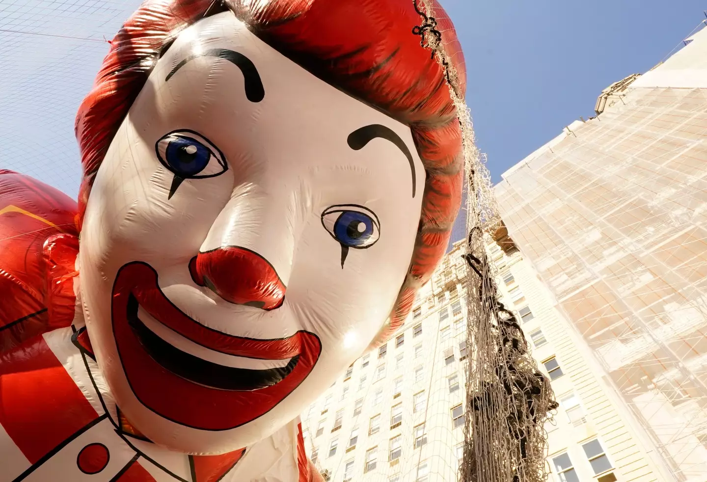 A Ronald McDonald blimp in New York (TIMOTHY A. CLARY/AFP via Getty Images)