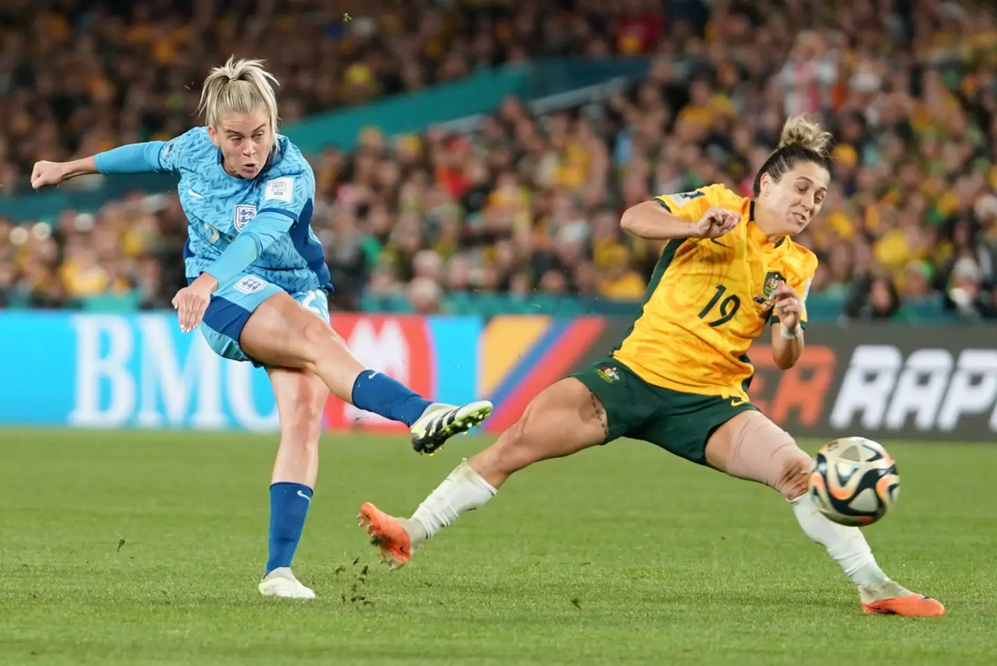 England triumphed against Australia in the World Cup semi-finals.