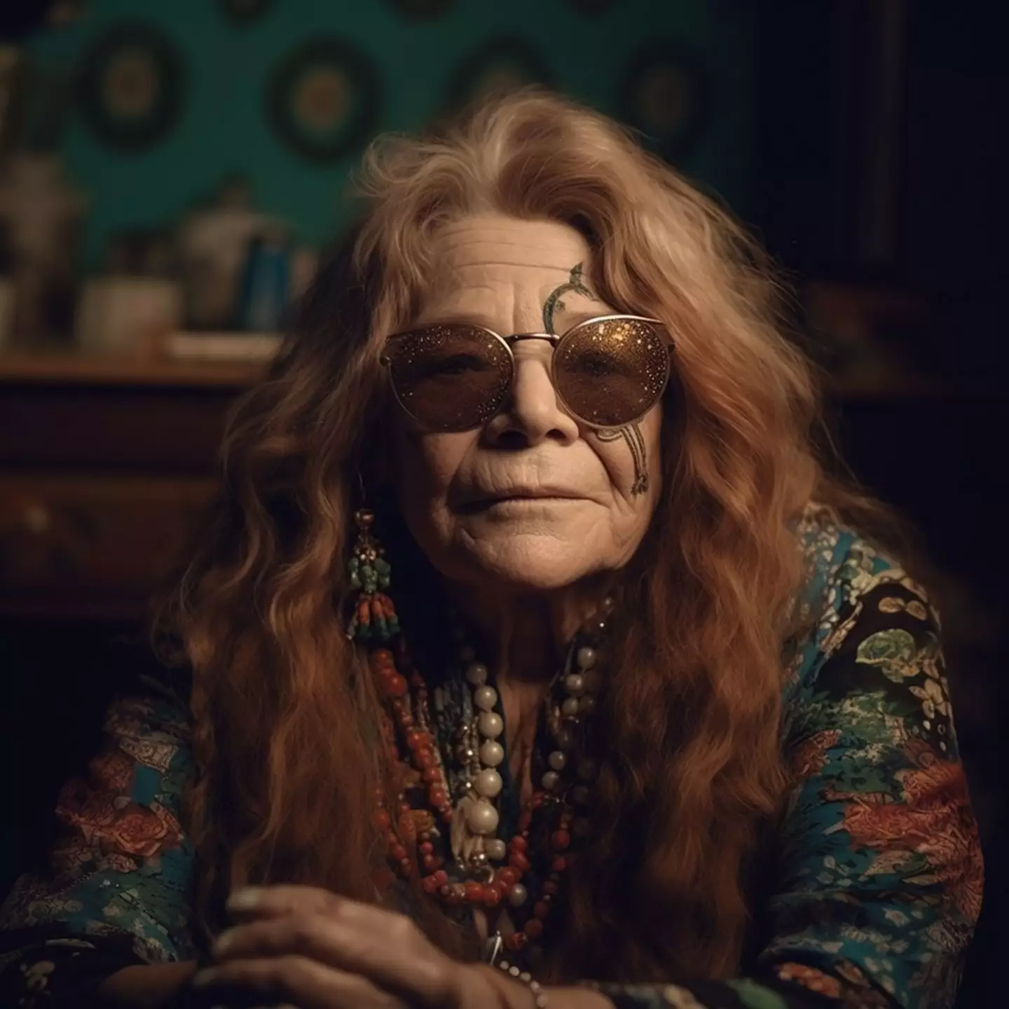 Janis Joplin if she were alive today according to AI.
