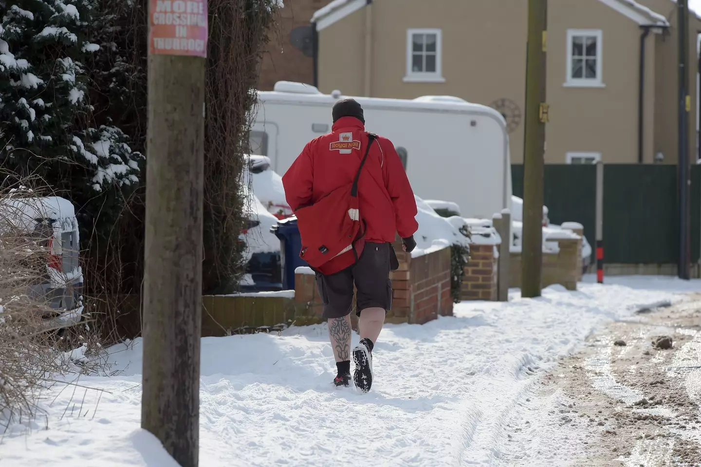 Many posties are known to wear shorts all year round.