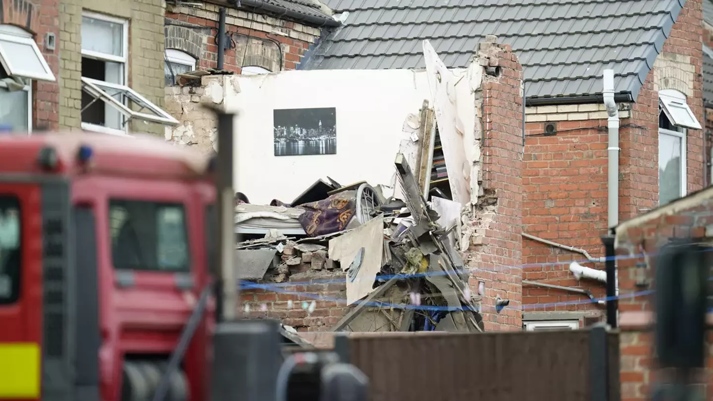 Major incident declared as people evacuated after huge 'gas' explosion reduces home to rubble