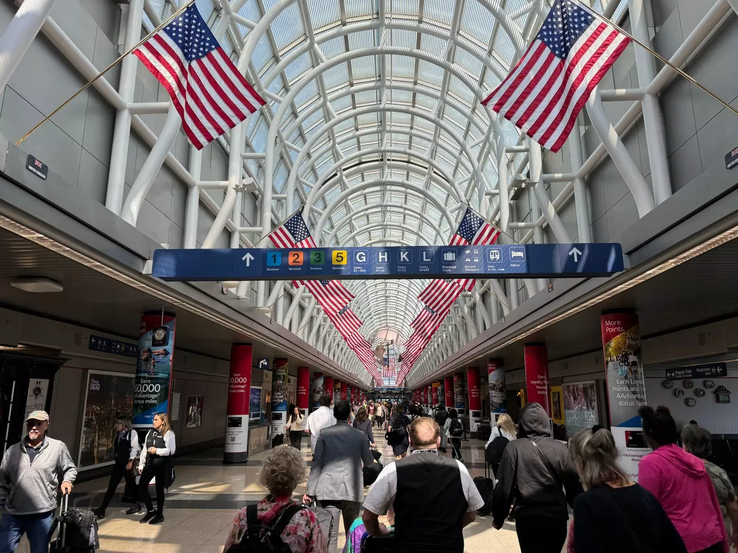 The 57-year-old's body was found at Chicago's O'Hare international airport. (DANIEL SLIM/AFP via Getty Images)
