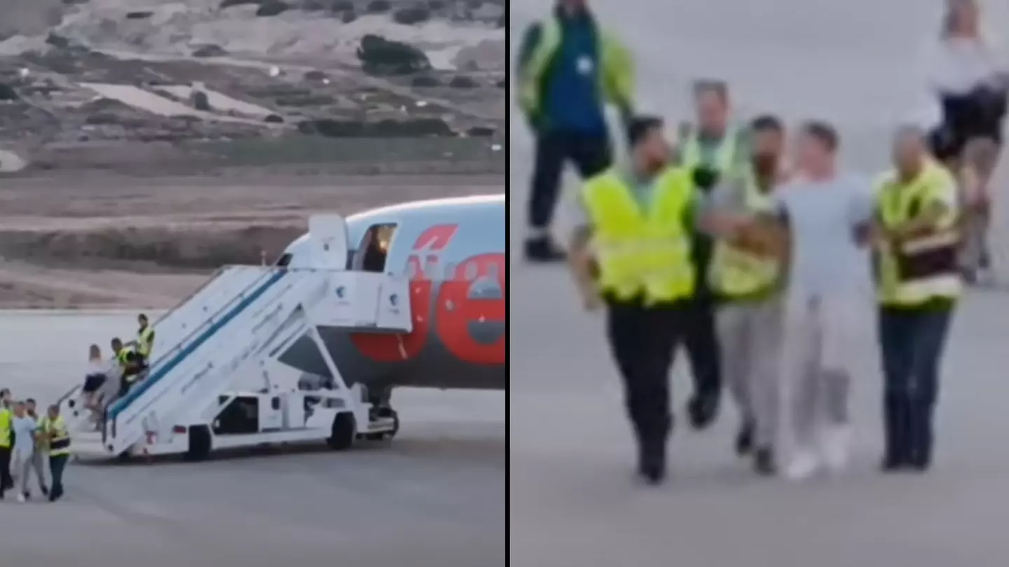 Jet2 passenger tasered and dragged off UK flight due to 'unruly behaviour'