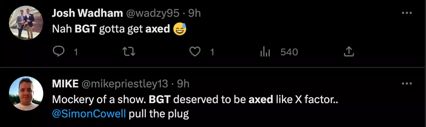 Some viewers even called for the show to be axed.