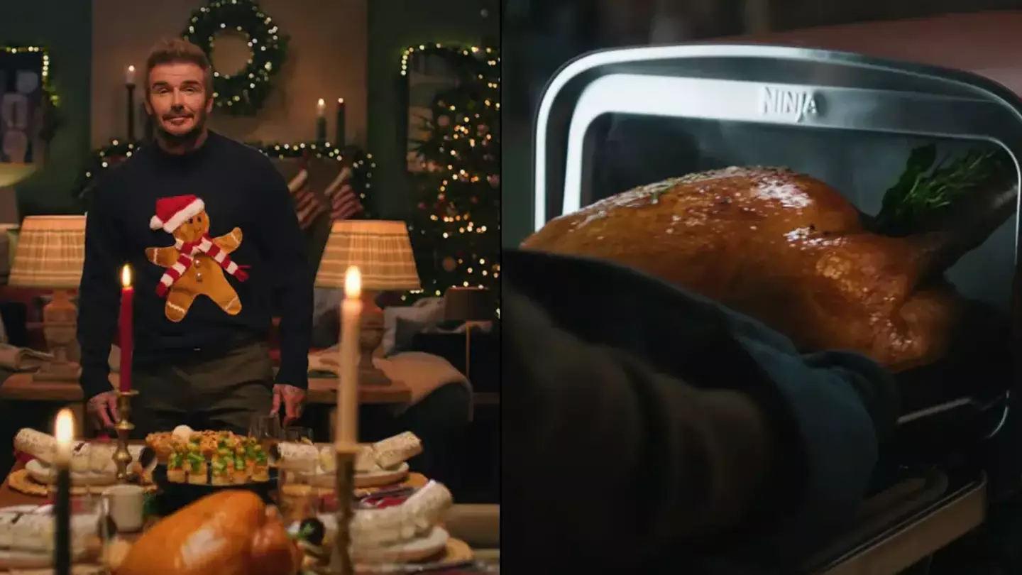 David Beckham Christmas advert reported for using 'deadly' technique to cook turkey