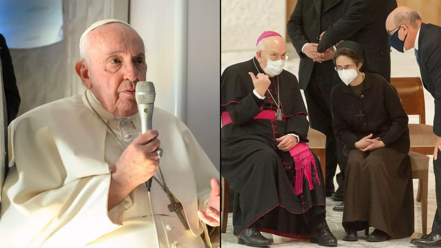 Pope Francis says female managers have done a better job at the Vatican than men