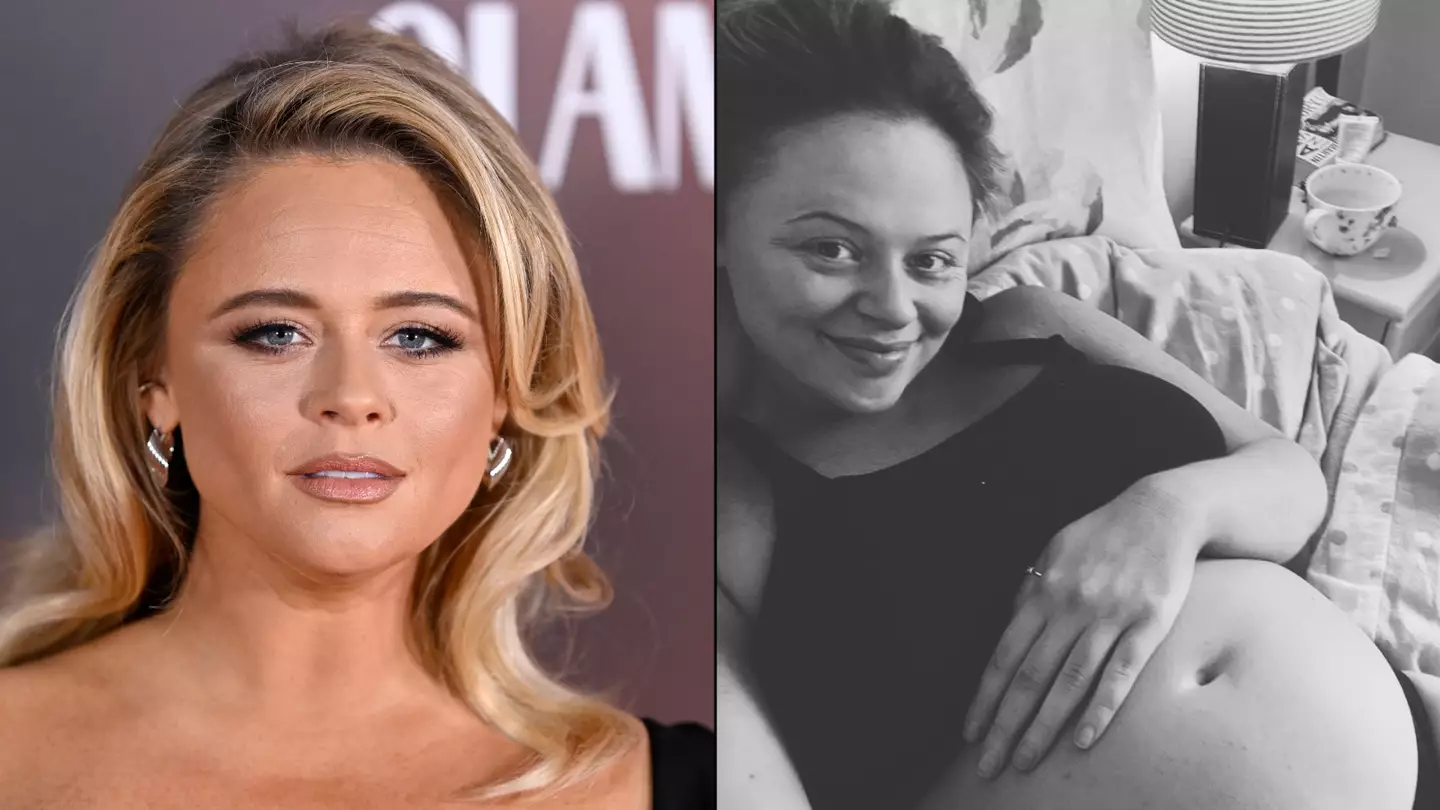 Emily Atack surprises fans by announcing she's pregnant with first child