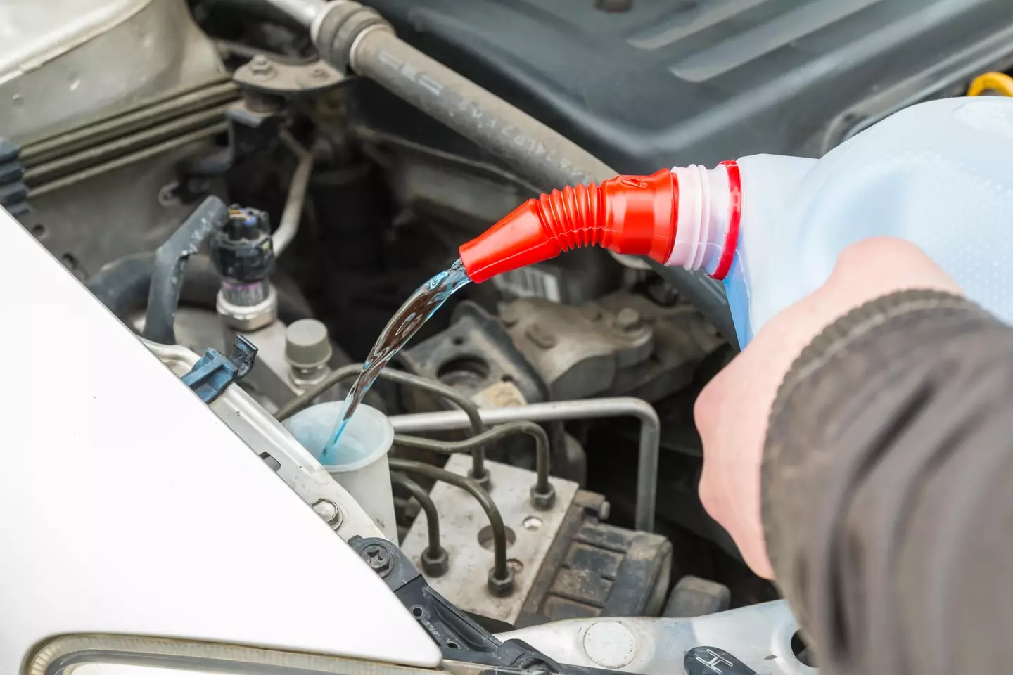 Drivers have been urged to check their windscreen fluid.