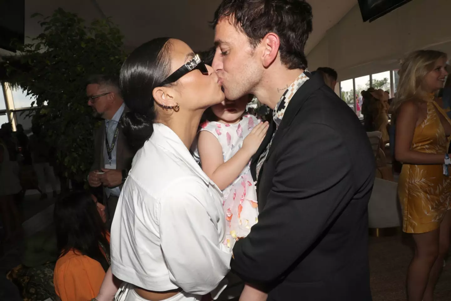 Fine and Ventura share two children together, with a third on the way (Johnny Nunez/WireImage)