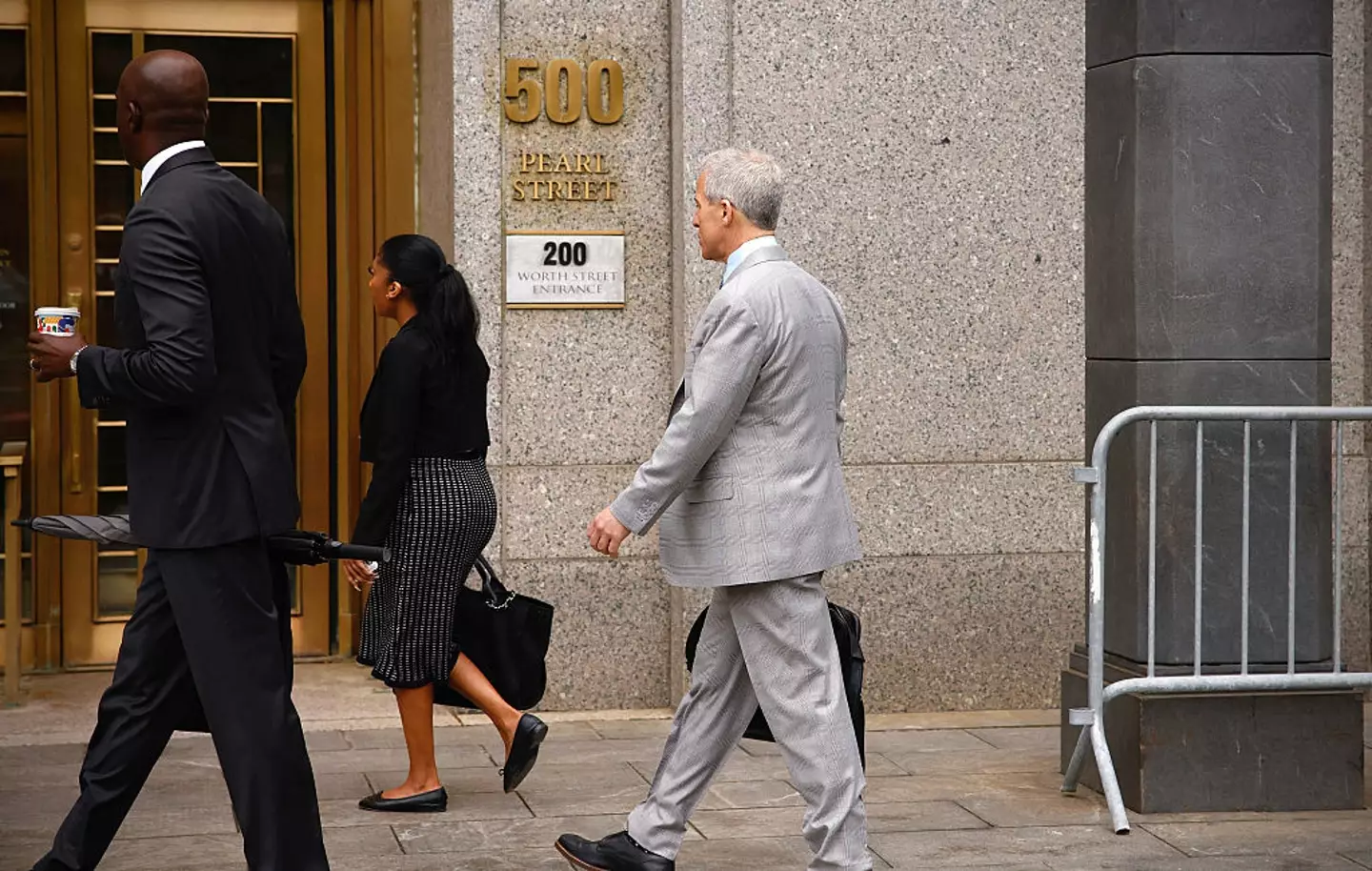 Attorney Brian Steel, part of Combs' defence team, arriving at the Federal District Court in Lower Manhattan (KENA BETANCUR/AFP via Getty Images)