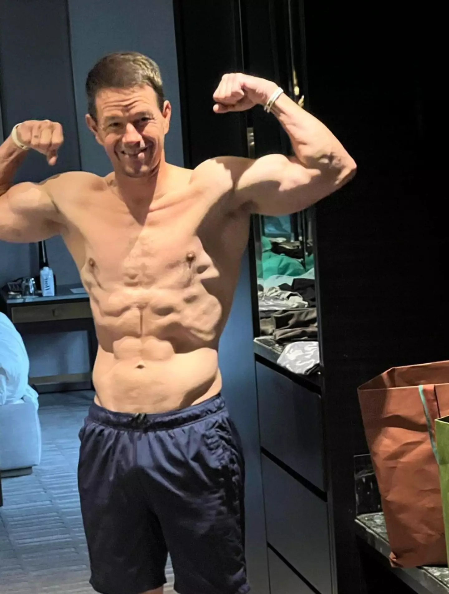 Mark Wahlberg has an impressive physique.