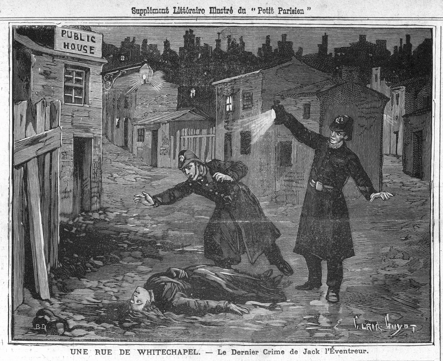 A newspaper cutting about one of the murders.