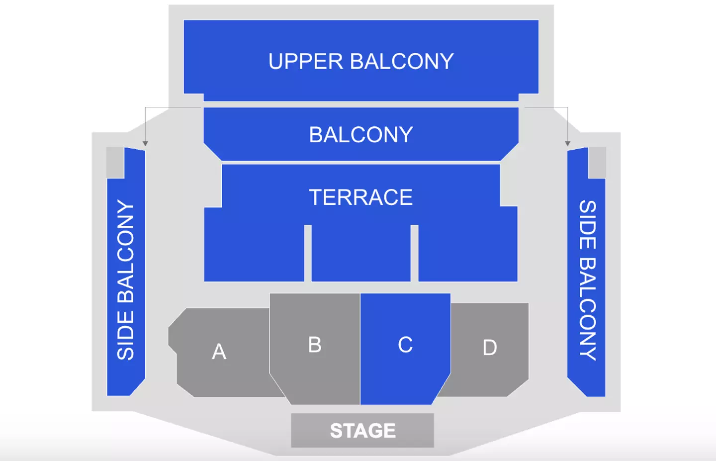 The BIC seating plan for Kevin Bridges's UK tour has been revealed (Ticketmaster)