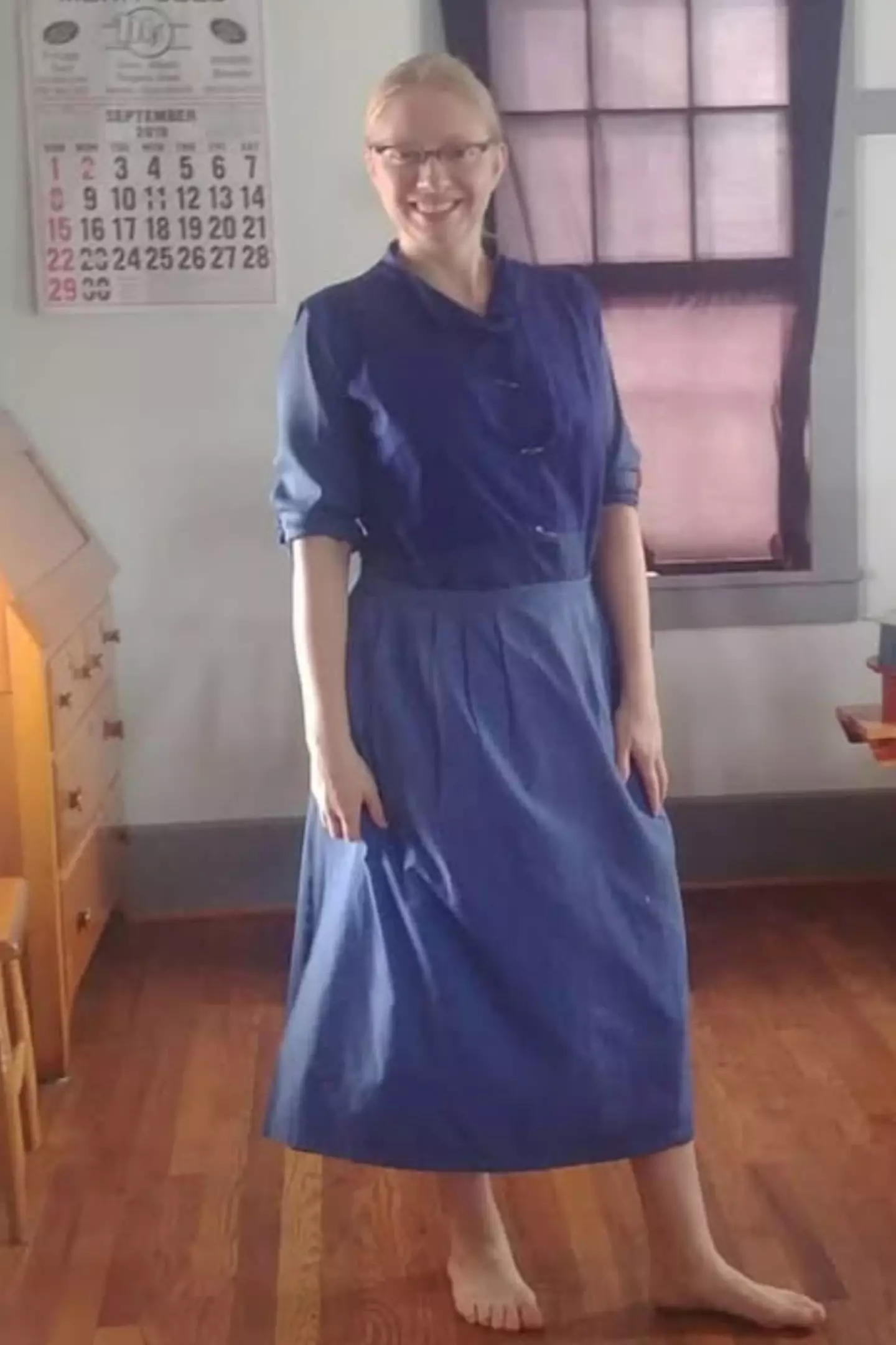 Swartzentruber said he felt 'empowered' when she started her career as an exotic dancer (Instagram/amishinspiration)