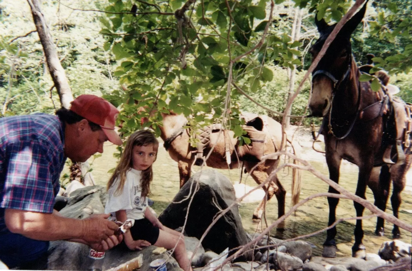 Zega was rescued by two men who gave her chocolate pudding and Diet Coke.