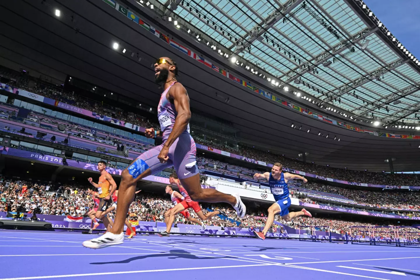 We saw a different Crittenden in his repechage race. (JEWEL SAMAD/AFP via Getty Images)