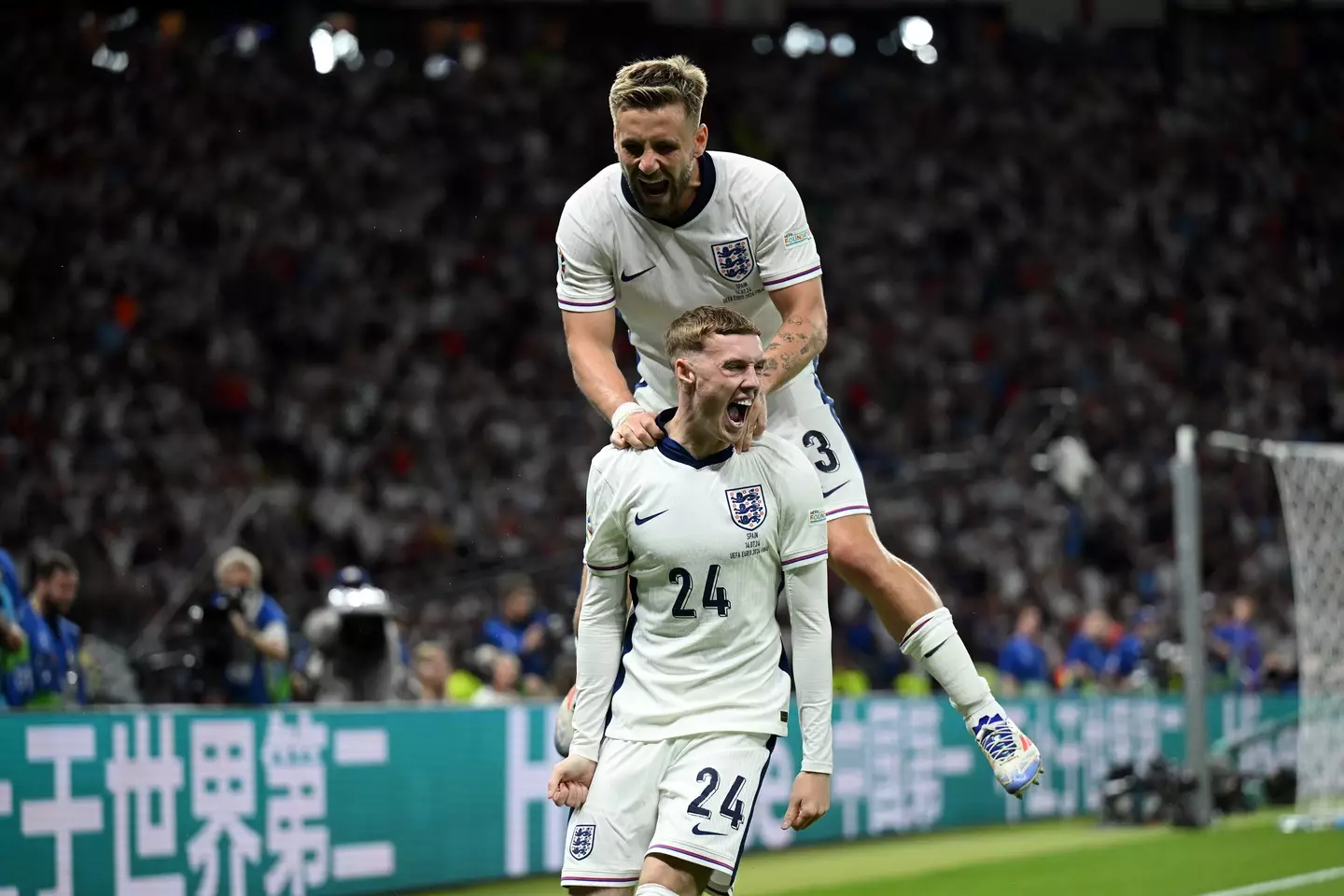 A goal from Palmer saw us equalise before Spain's second goal. (Michael Regan - UEFA/UEFA via Getty Images)