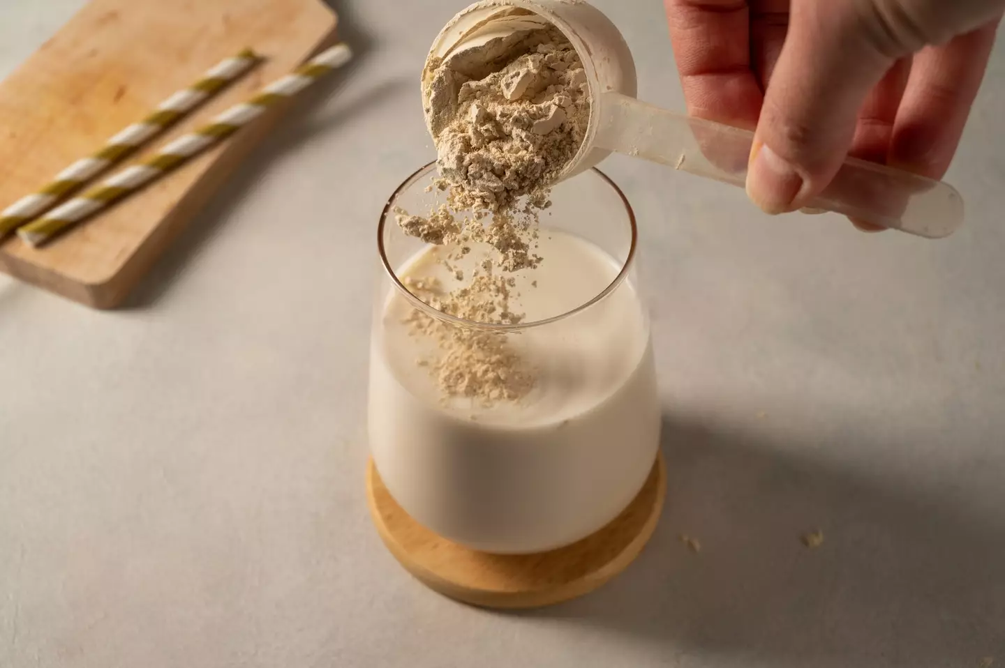 Luckily, not all protein powders are made using this method. Credt: Getty Stock Photos