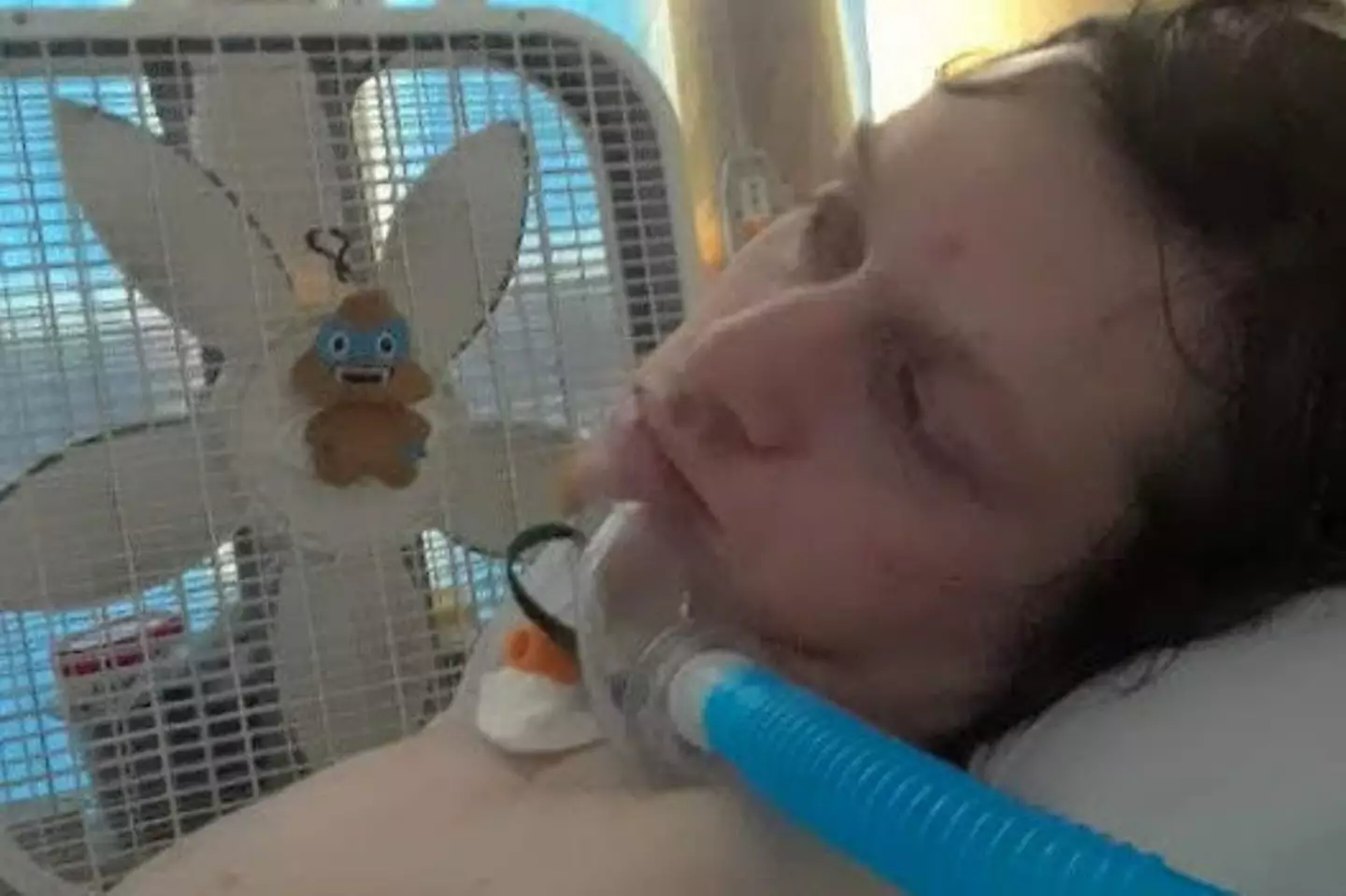 He was left with locked-in syndrome after developing a rare brain disease called acute toxic progressive leukoencephalopathy (SWNS)