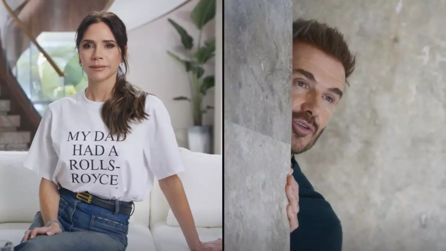 David and Victoria Beckham roast themselves over hilarious 'be honest' documentary scene in new Super Bowl ad