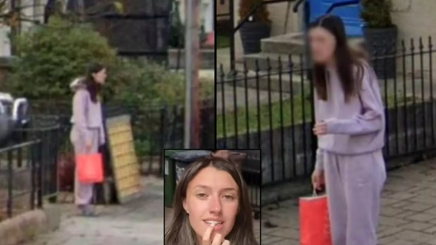 Hungover woman waiting for takeaway sees herself on Google Maps