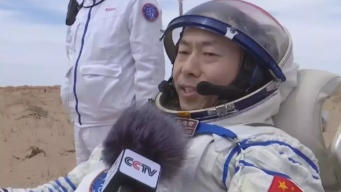 Chinese astronaut who's just returned from space had life-changing realisation while looking down at planet