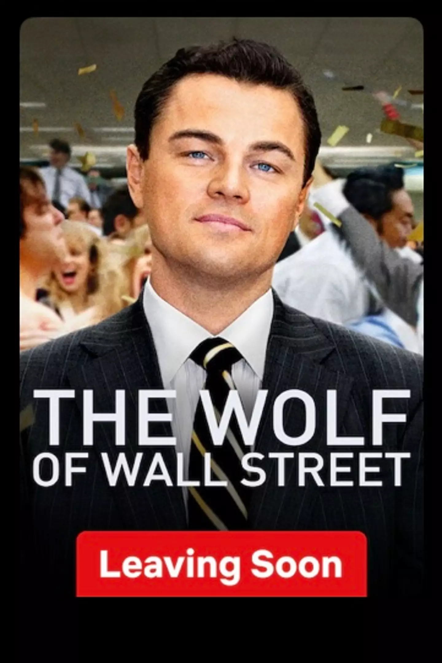 The Wolf of Wall Street will be removed from Netflix on 15 April (Netflix)