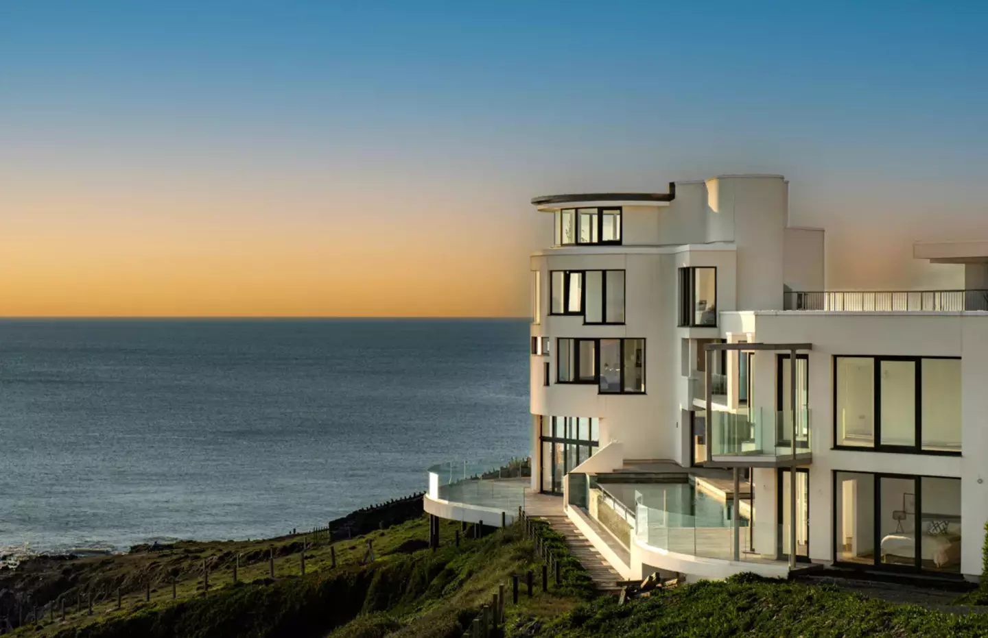 The property is complete and on the market.