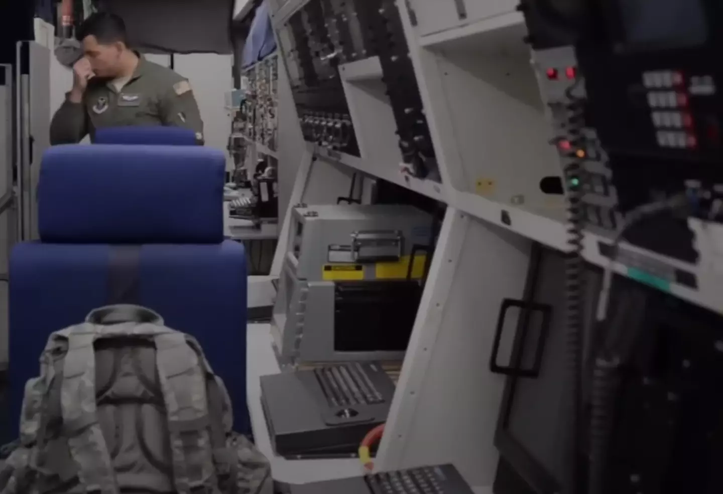 This plane is designed to serve as a flying nuclear bunker. (US Department of Defense/CNBC)