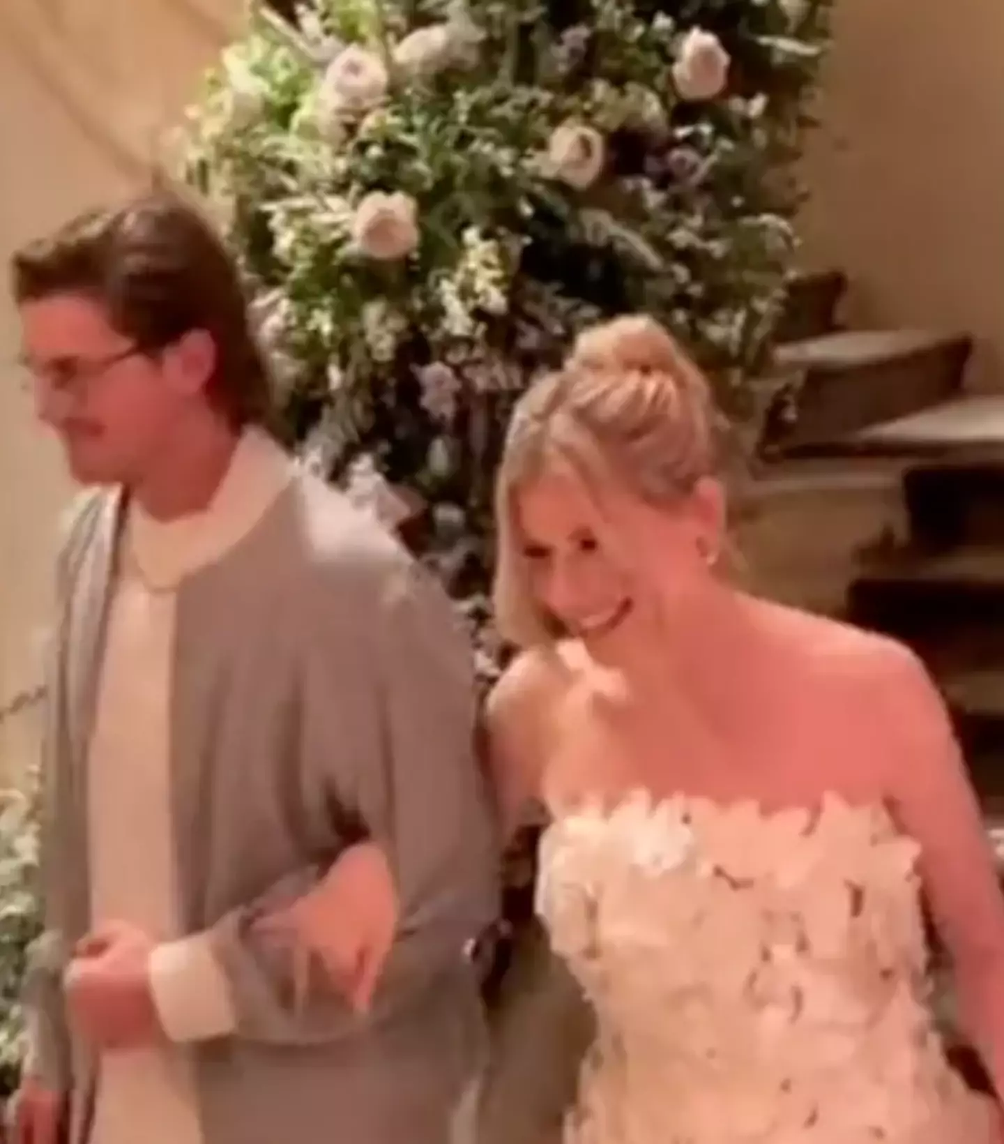 The couple's wedding went viral.