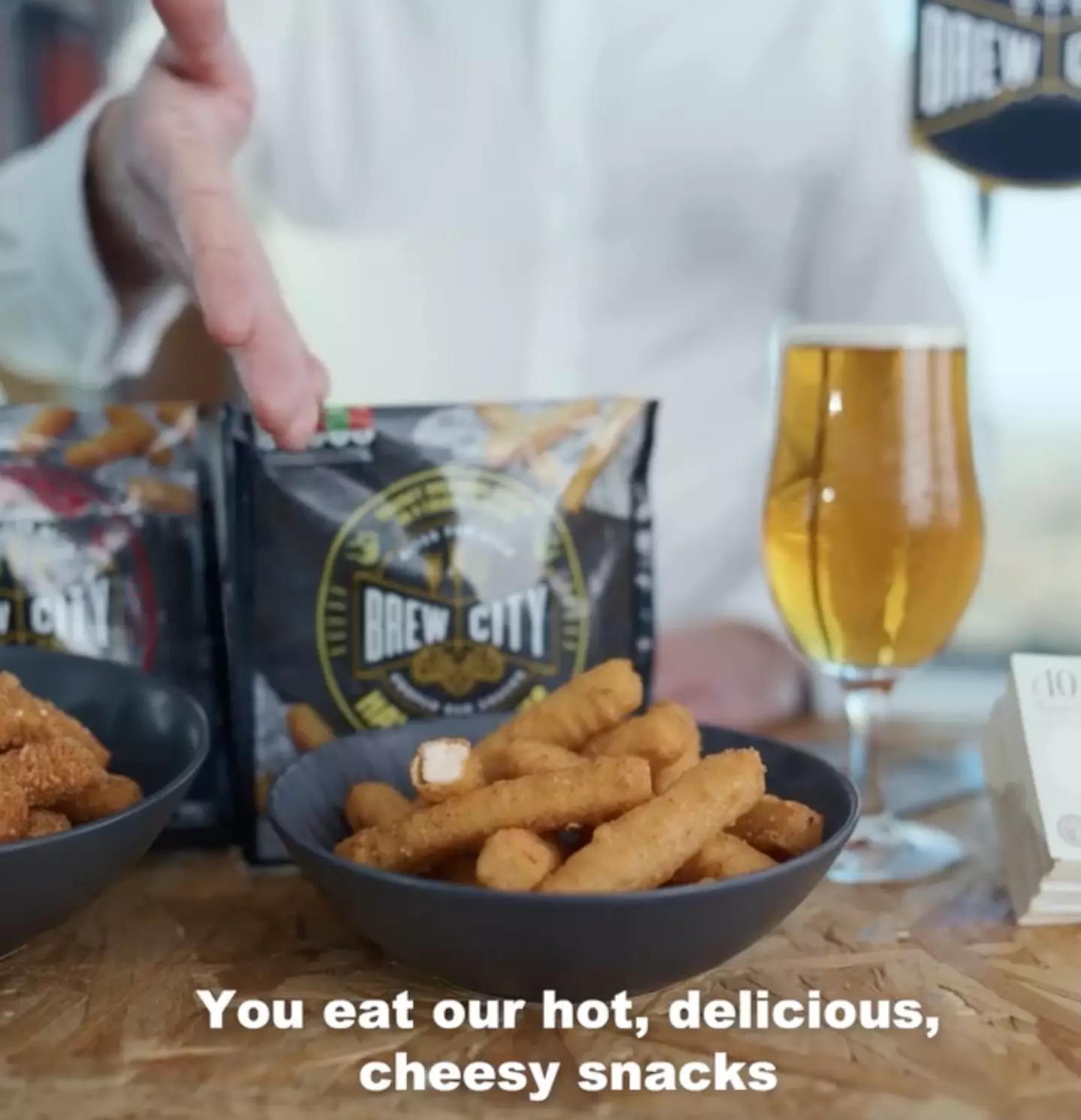 Who wouldn't want to get paid to eat a never-ending supply of cheesy snacks?