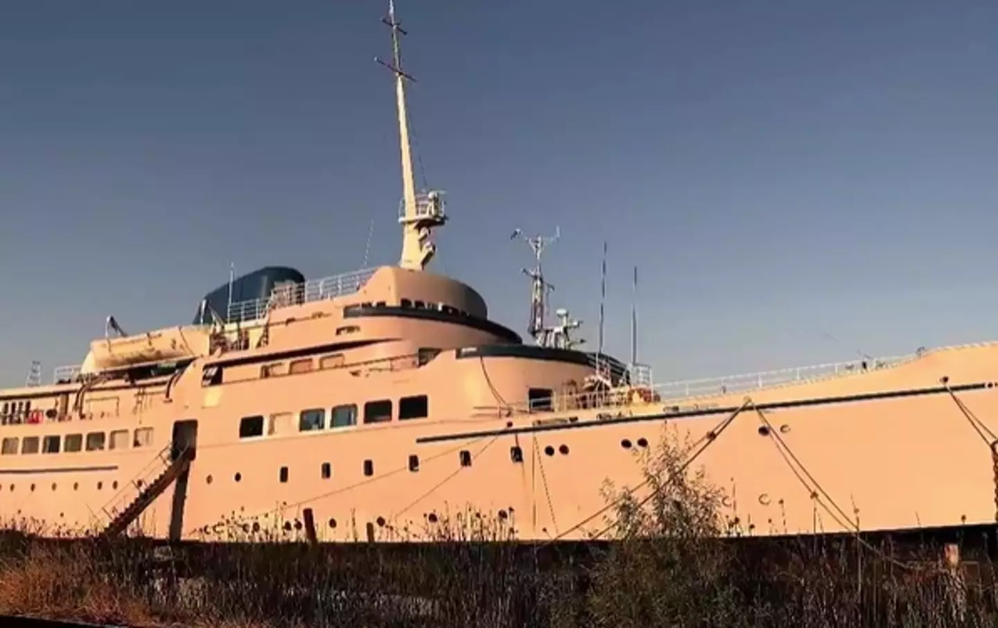 He bought the derelict cruise ship off Craigslist.