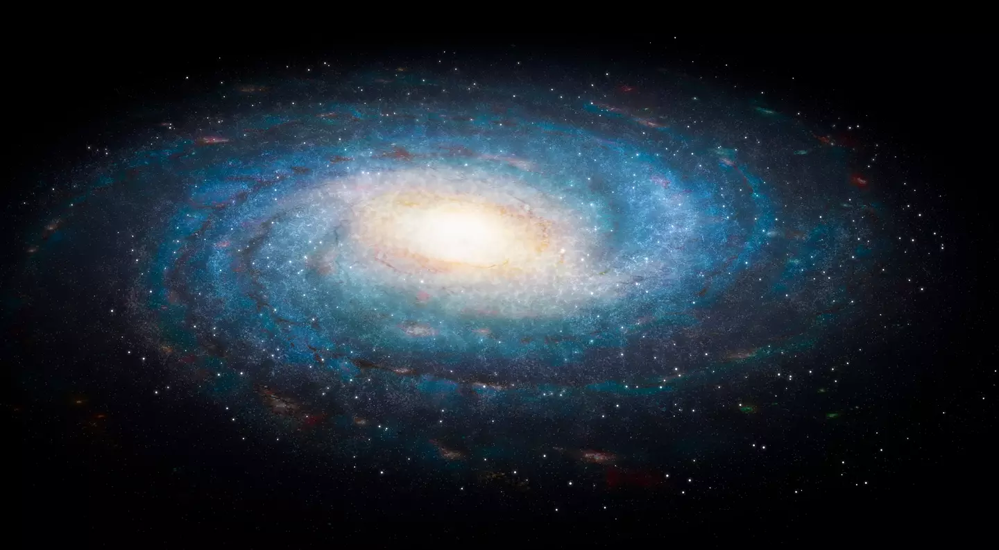 We always see photos like this of our galaxy and take them as fact. (Getty Stock Image)
