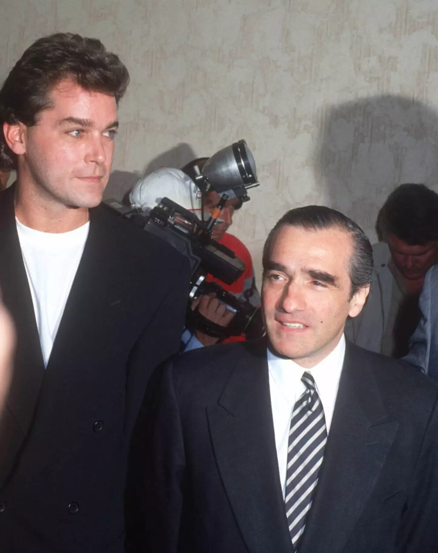 Ray Liotta and Martin Scorsese.