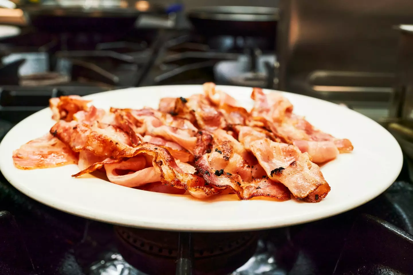 Just one rasher of bacon a day can increase your cancer risk (getty stock)