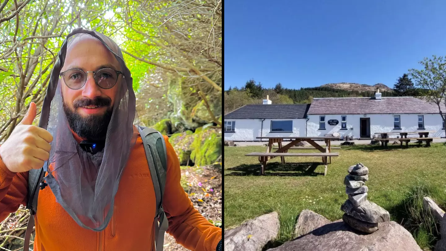 Lad hikes 15 miles in heatwave just for pint at Britain’s most remote pub