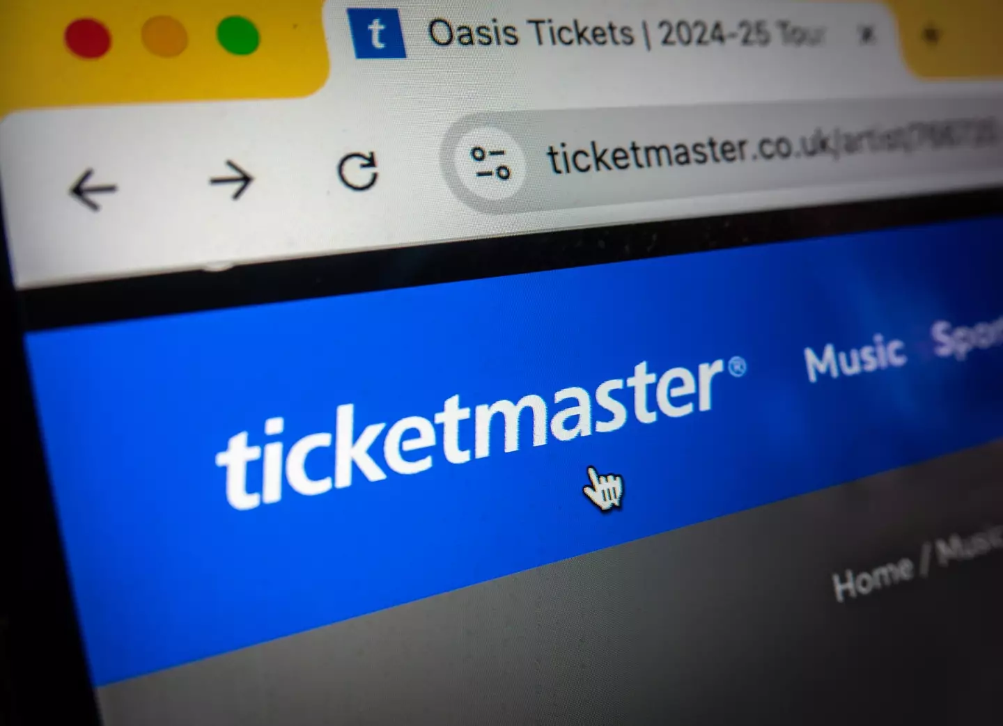 Ticketmaster said it was not responsible for the inclusion of dynamic pricing for Oasis tickets (Matt Cardy/Getty Images)