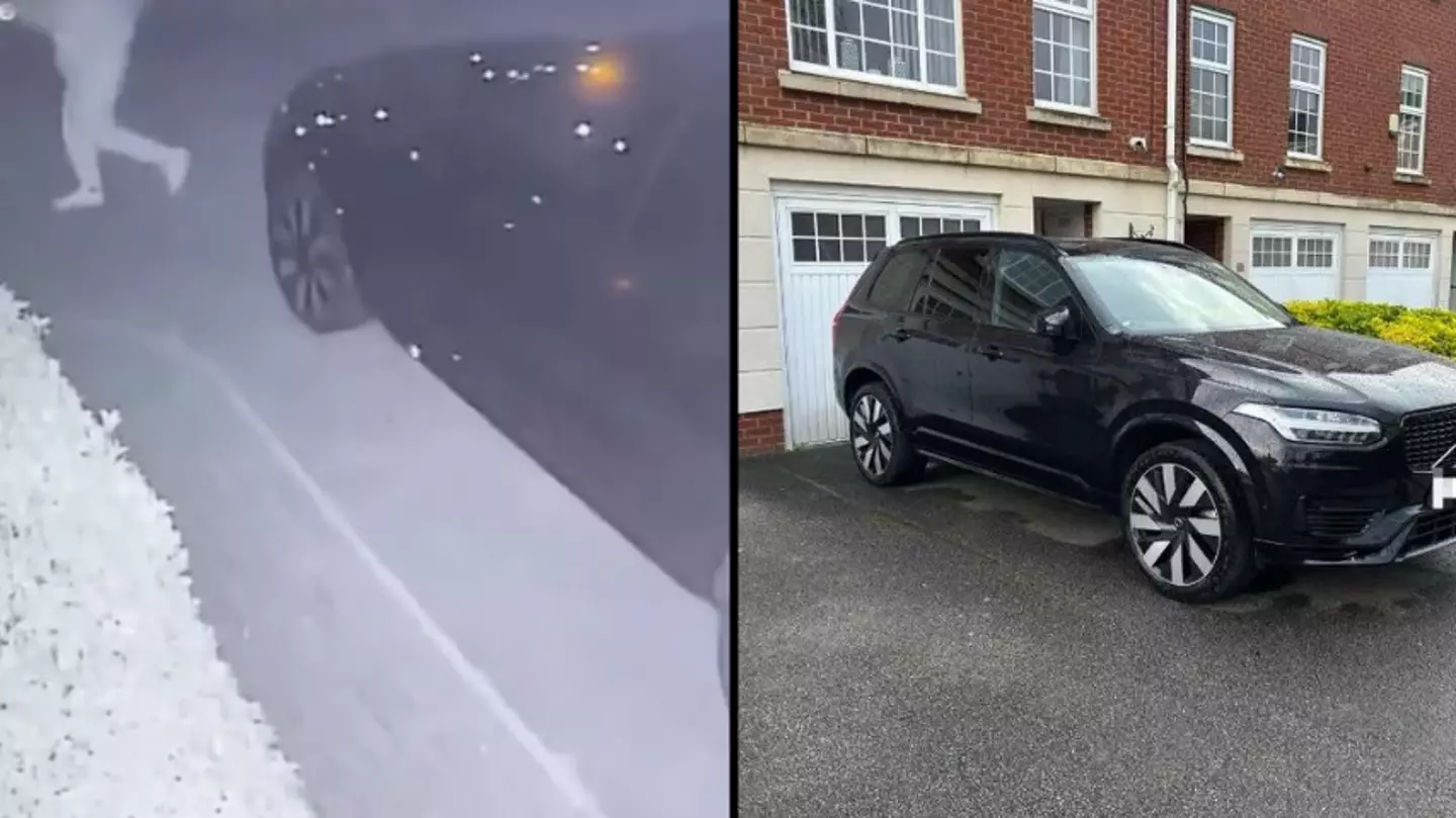 Man parks car on stranger’s driveway then randomly walks away