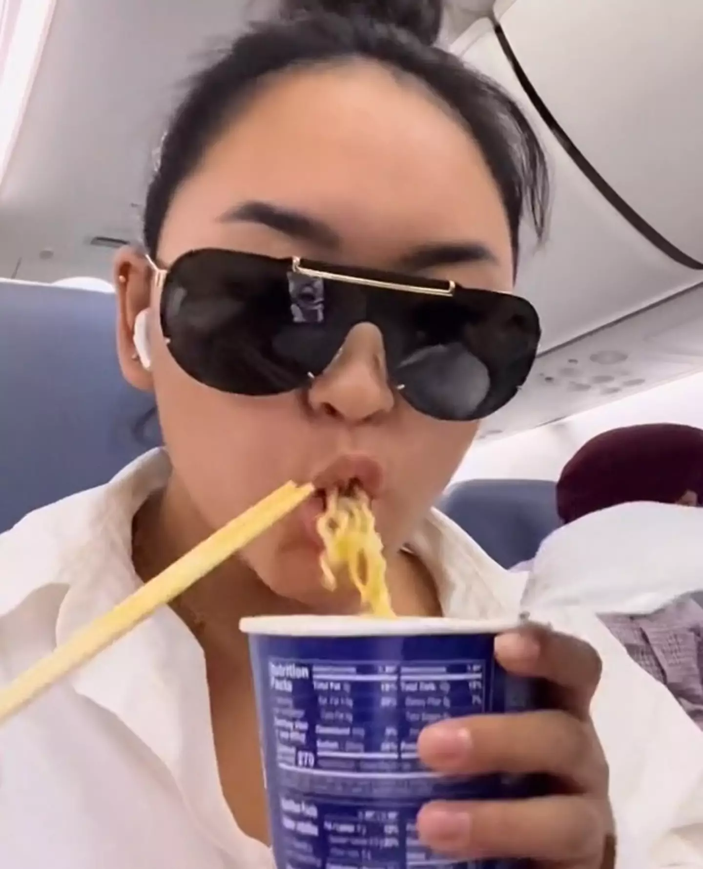 A hot pot of noodles is usually going to be better than whatever meal the plane is serving.