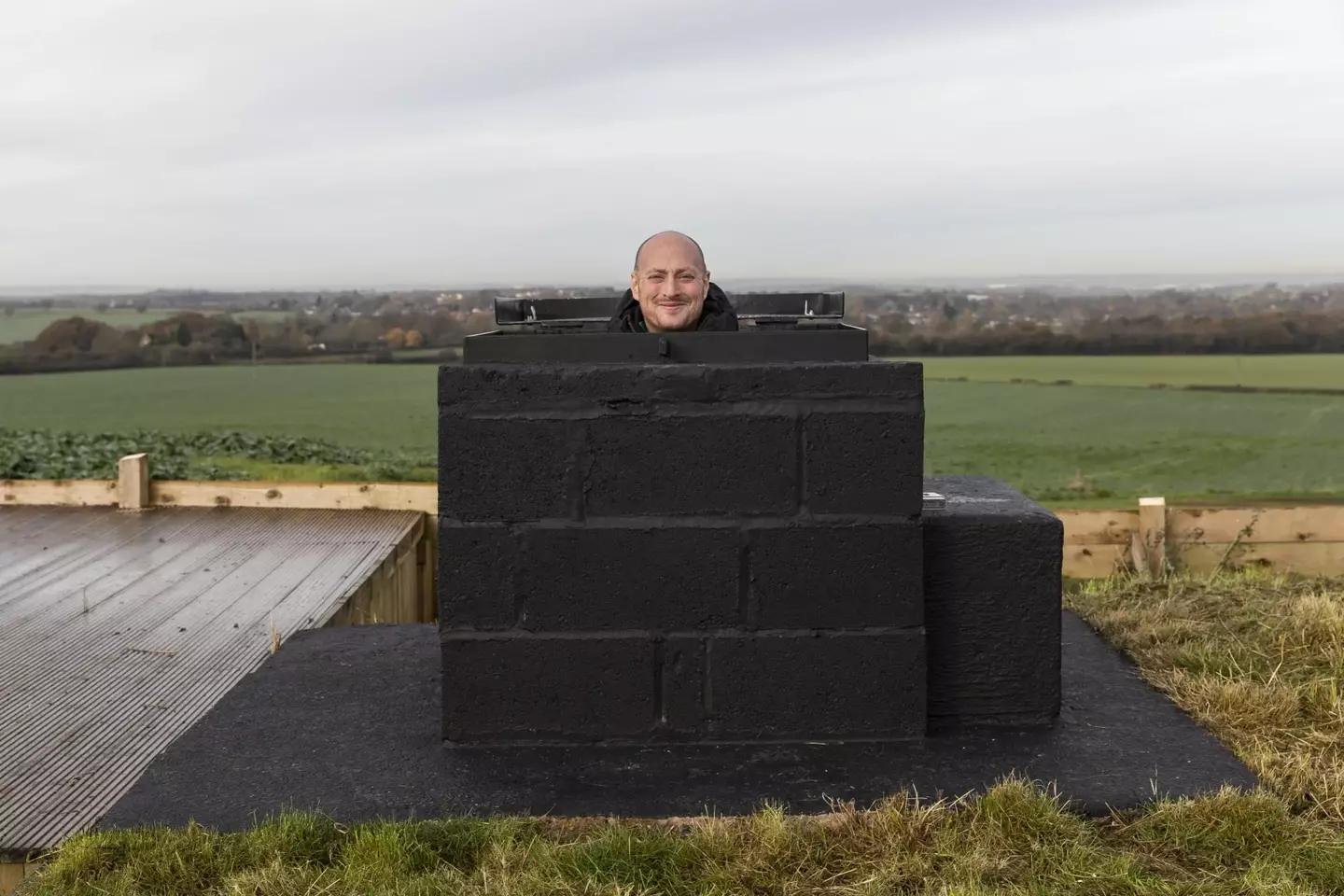 The bunker sold for double the guide price at auction (SWNS)