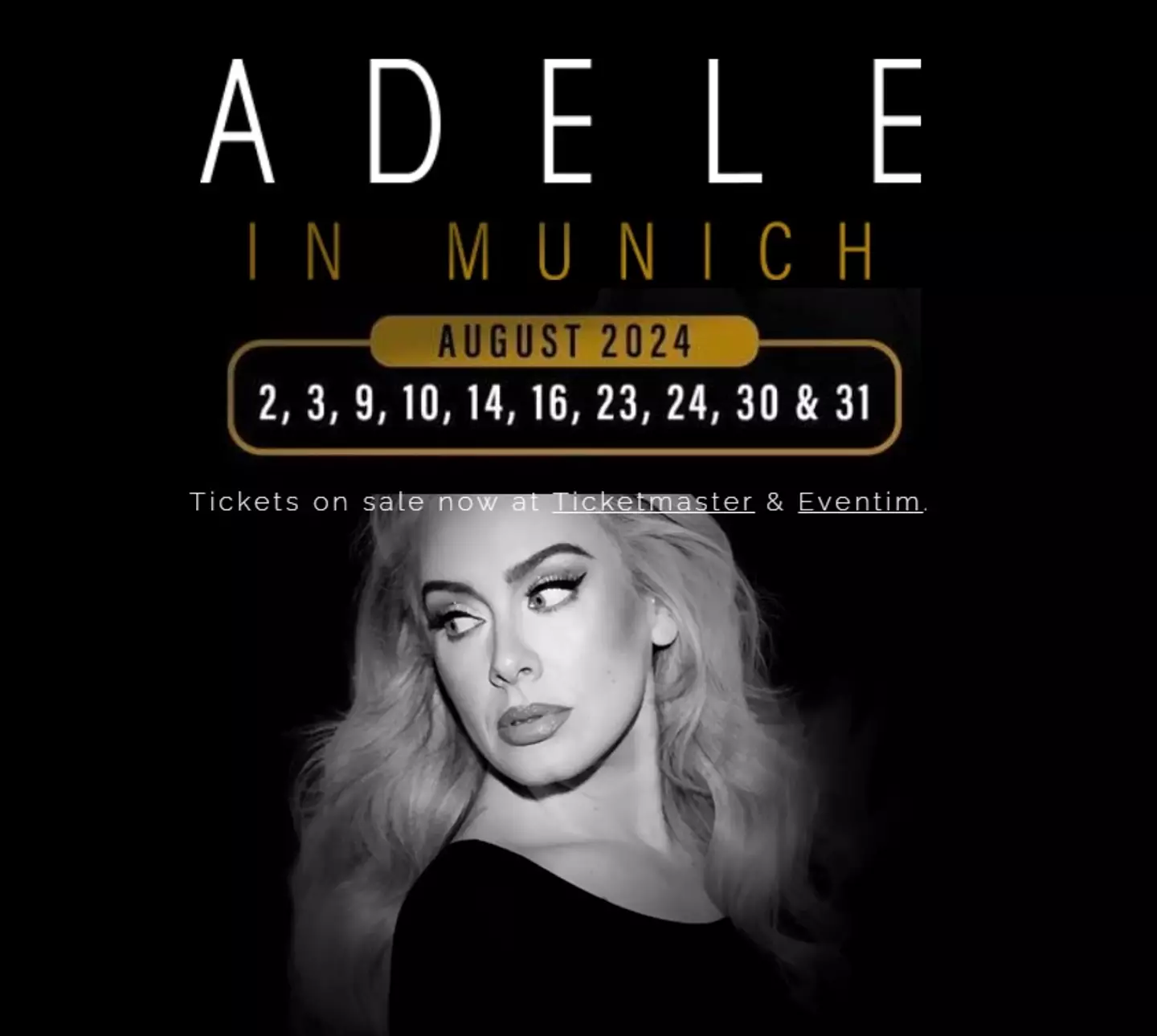 Adele will be playing her first mainland European shows for eight years, are you excited?