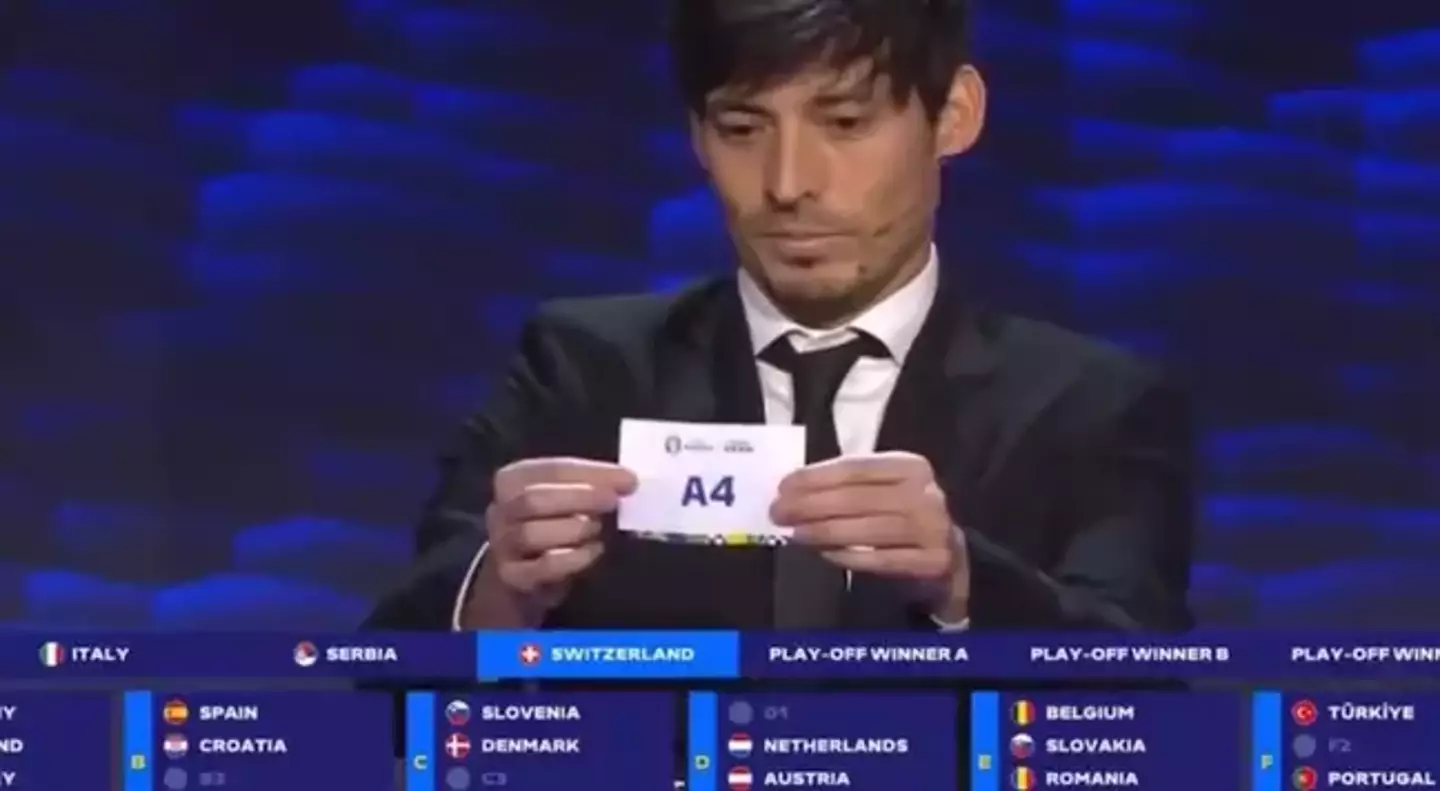 The Euro 2024 draw was interrupted by the loud blaring of sex noises.